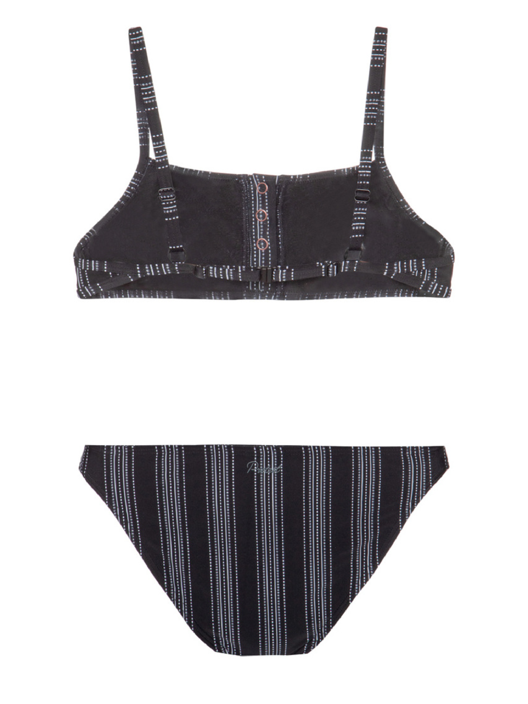 meisjes Peggy Bikini van Protest in de kleur True Black in maat 176.