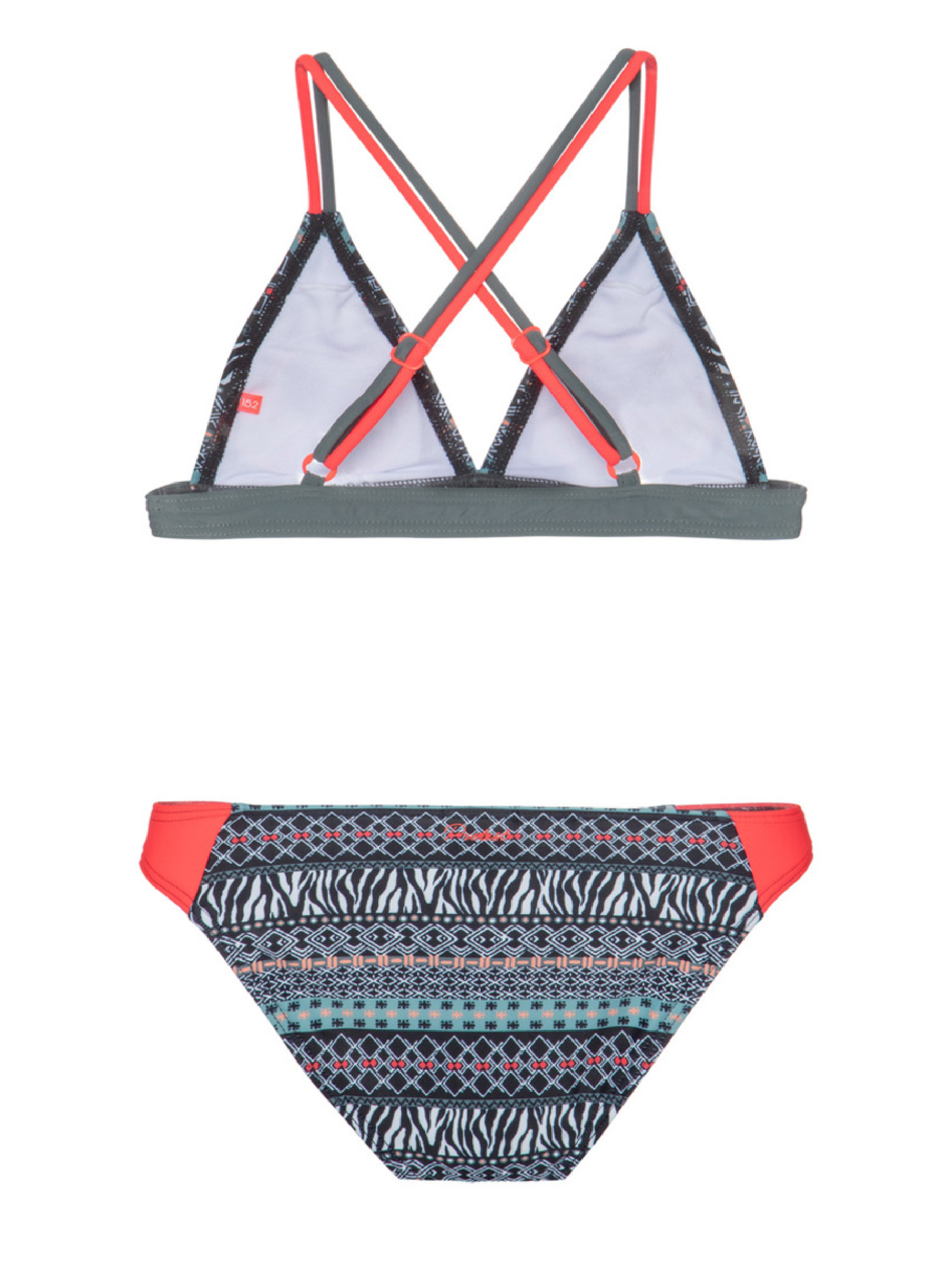 meisjes Janna Triangle Bikini van Protest in de kleur Grey Day in maat 176.