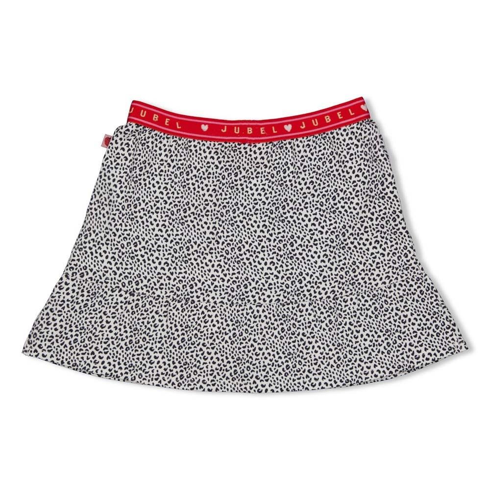 Meisjes Rok volante - Tutti Frutti van Jubel in de kleur Antraciet in maat 140.