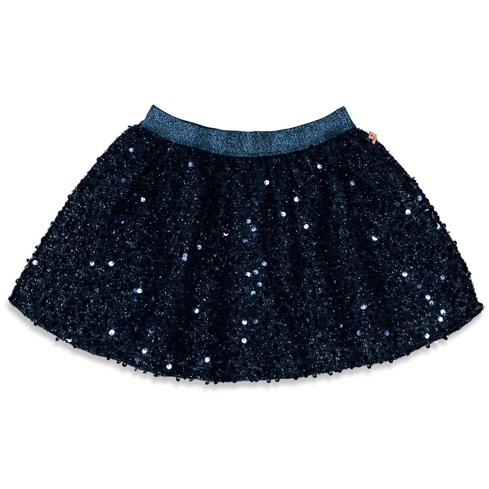 Meisjes Pailetten rok - Moonlight Dancing van Jubel in de kleur Marine in maat 140.