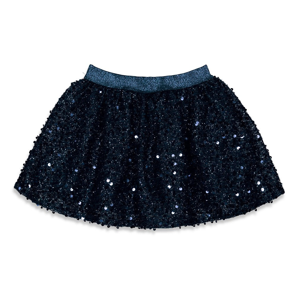 Meisjes Pailetten rok - Moonlight Dancing van Jubel in de kleur Marine in maat 140.