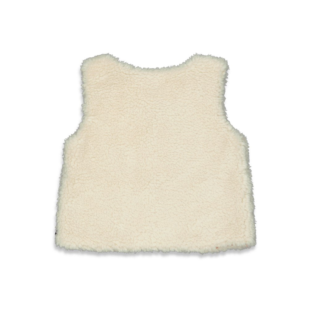 Meisjes Gilet - Moonlight Dancing van Jubel in de kleur Offwhite in maat 140.
