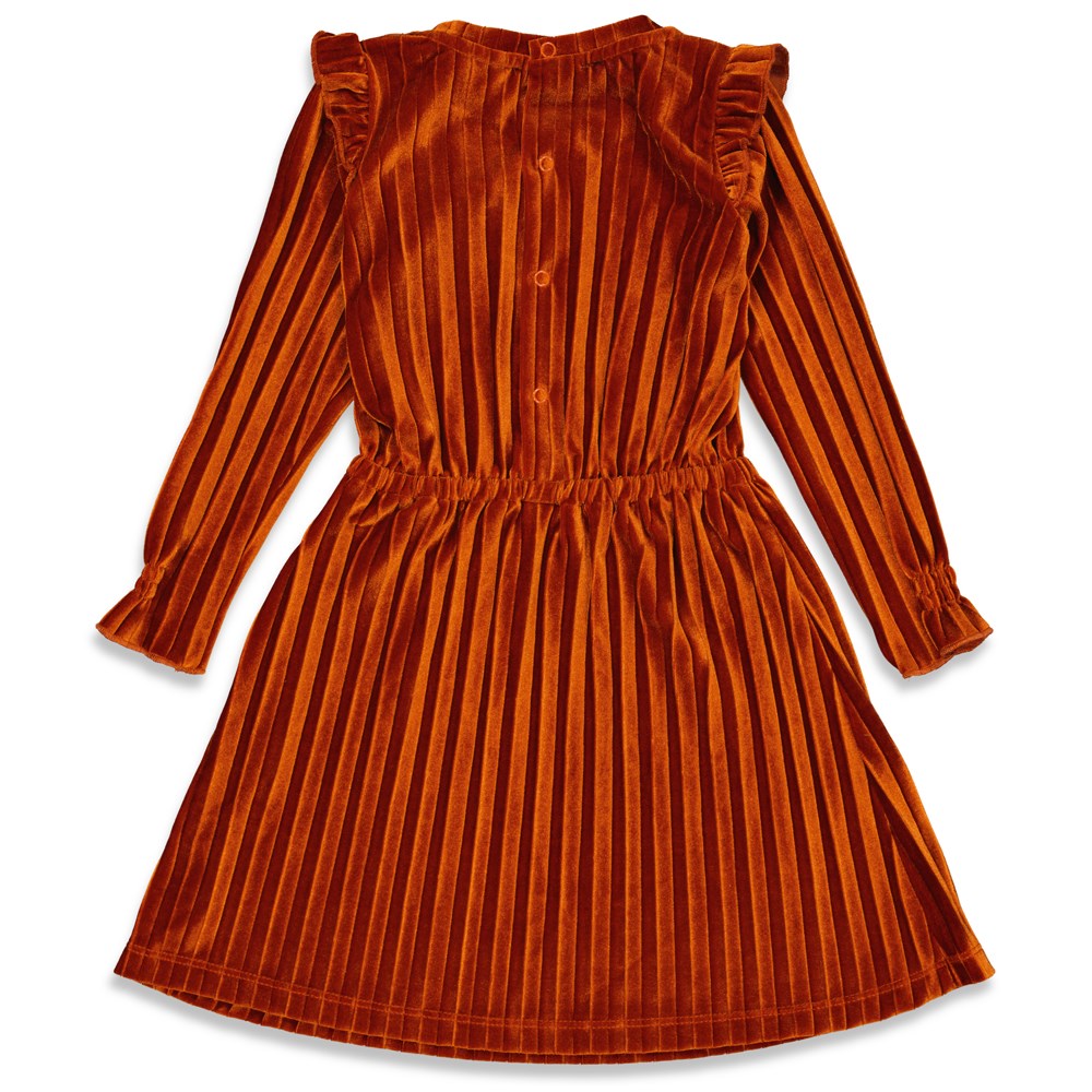 Meisjes Jurk velvet - Made Of Magic van Jubel in de kleur Bruin in maat 140.