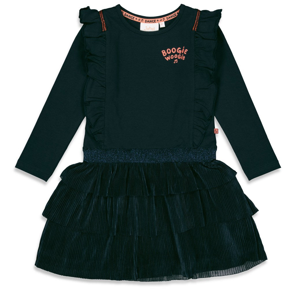 Meisjes Jurk - Moonlight Dancing van Jubel in de kleur Marine in maat 140.