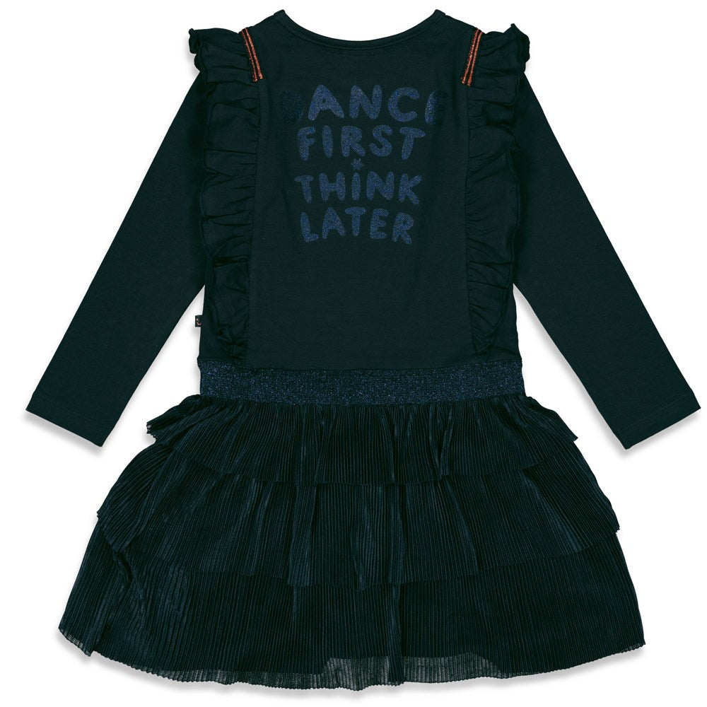 Meisjes Jurk - Moonlight Dancing van Jubel in de kleur Marine in maat 140.