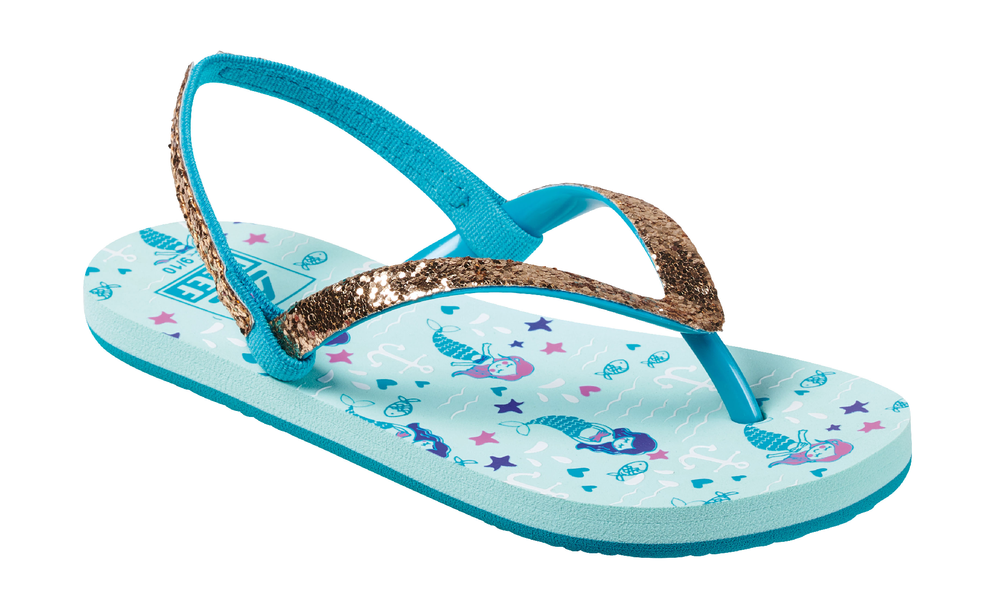 Reef LITTLE STARGAZER PRINTS AQUA MERMAIDS