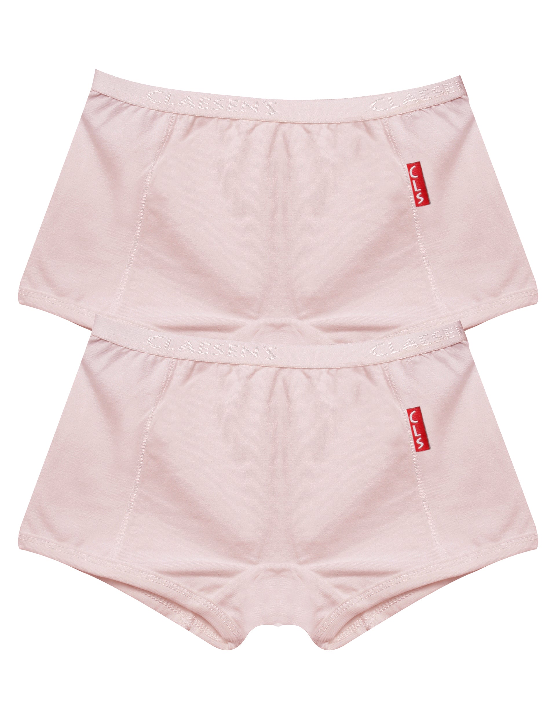 Meisjes Girls 2-pack Boxer van Claesen's in de kleur Pink in maat 152.