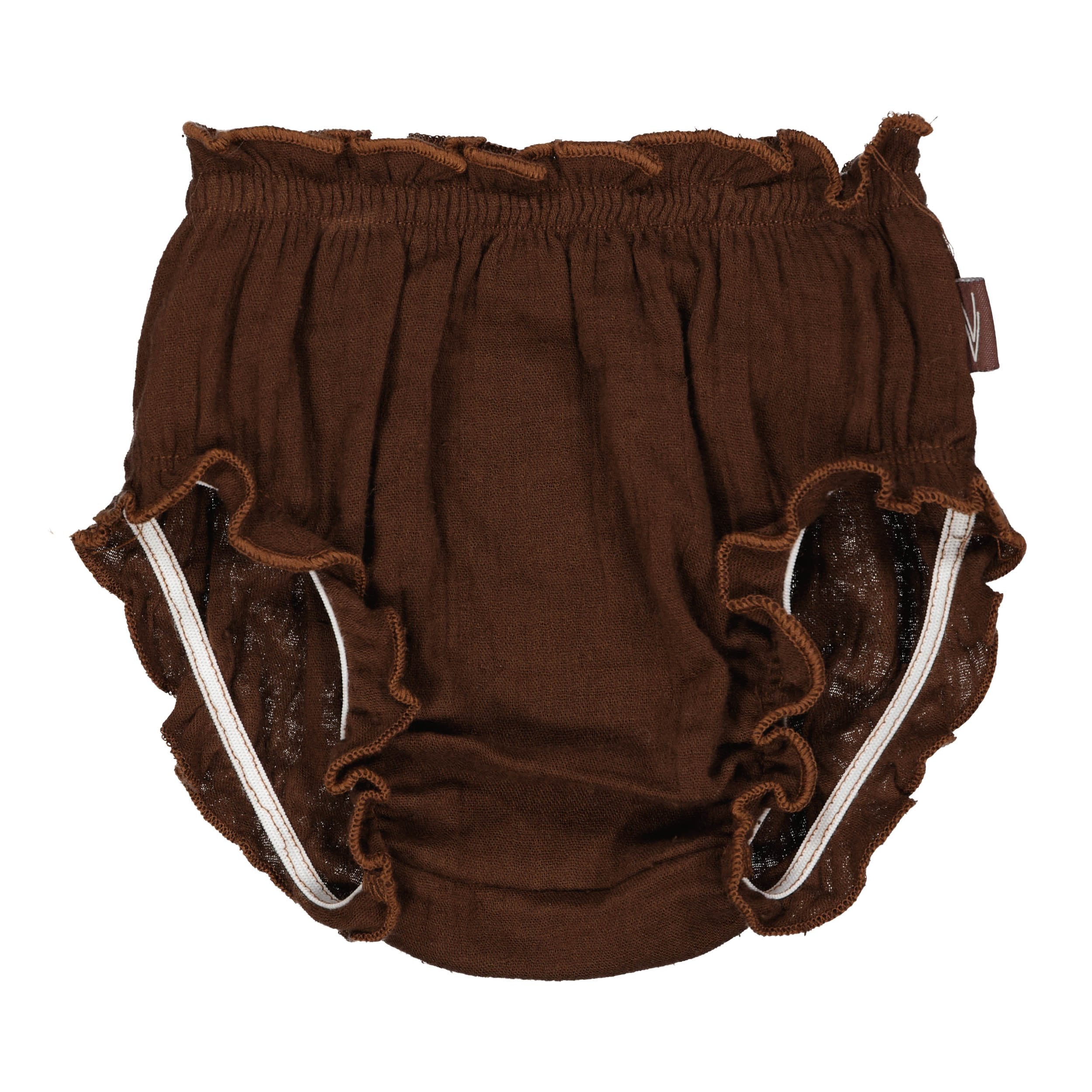 s Bloomer Cyrile NBW21 van Levv Newborn in de kleur Brown Choco in maat 74.