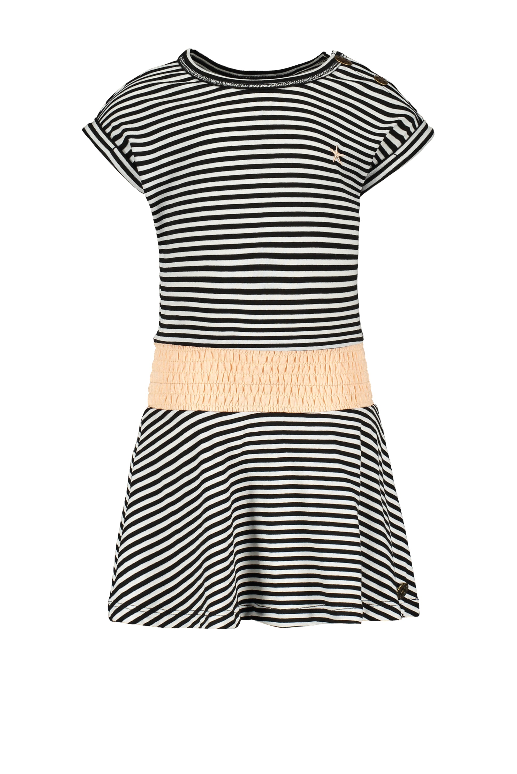 Like Flo Flo baby girls jersey dress high smock waist