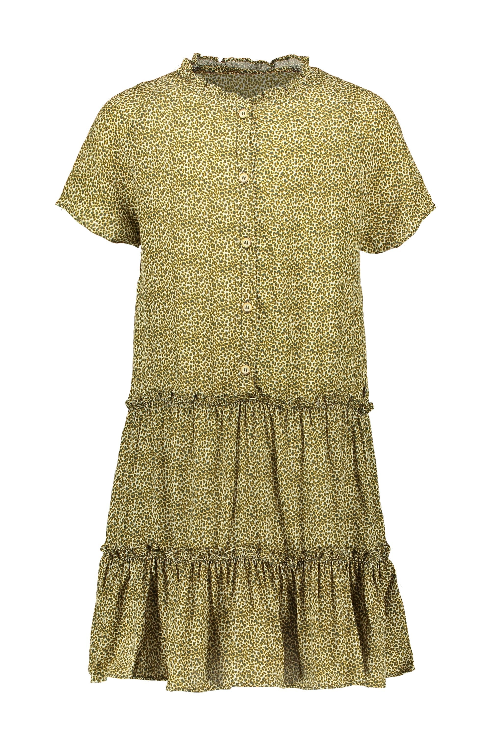 Meisjes Crepe Small Panther Tuniek van Like Flo in de kleur Animal in maat 152.