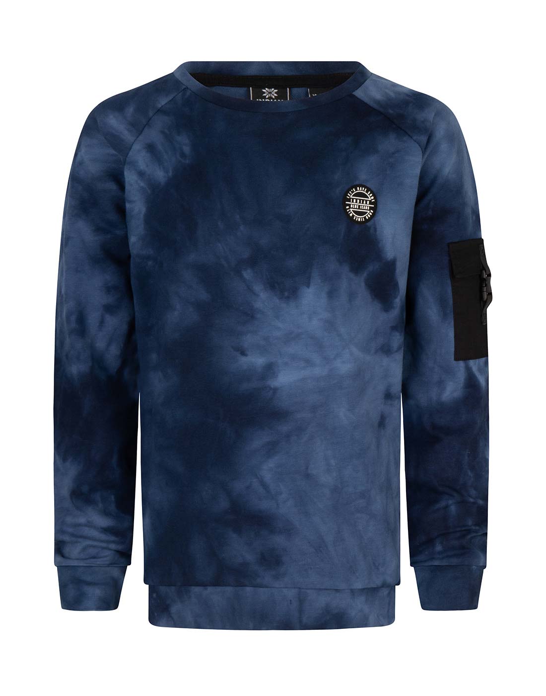 Indian Blue Jeans Sweater Crewneck Tie Dye