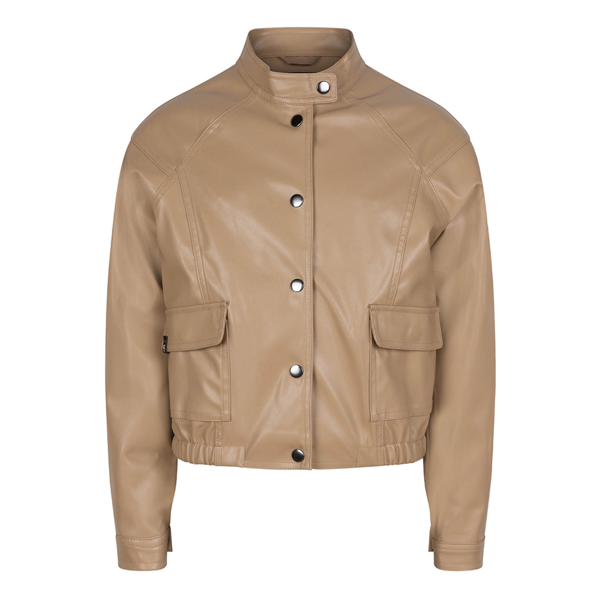 Meisjes Biker Jacket van Indian Blue Jeans in de kleur Camel sand in maat 176.