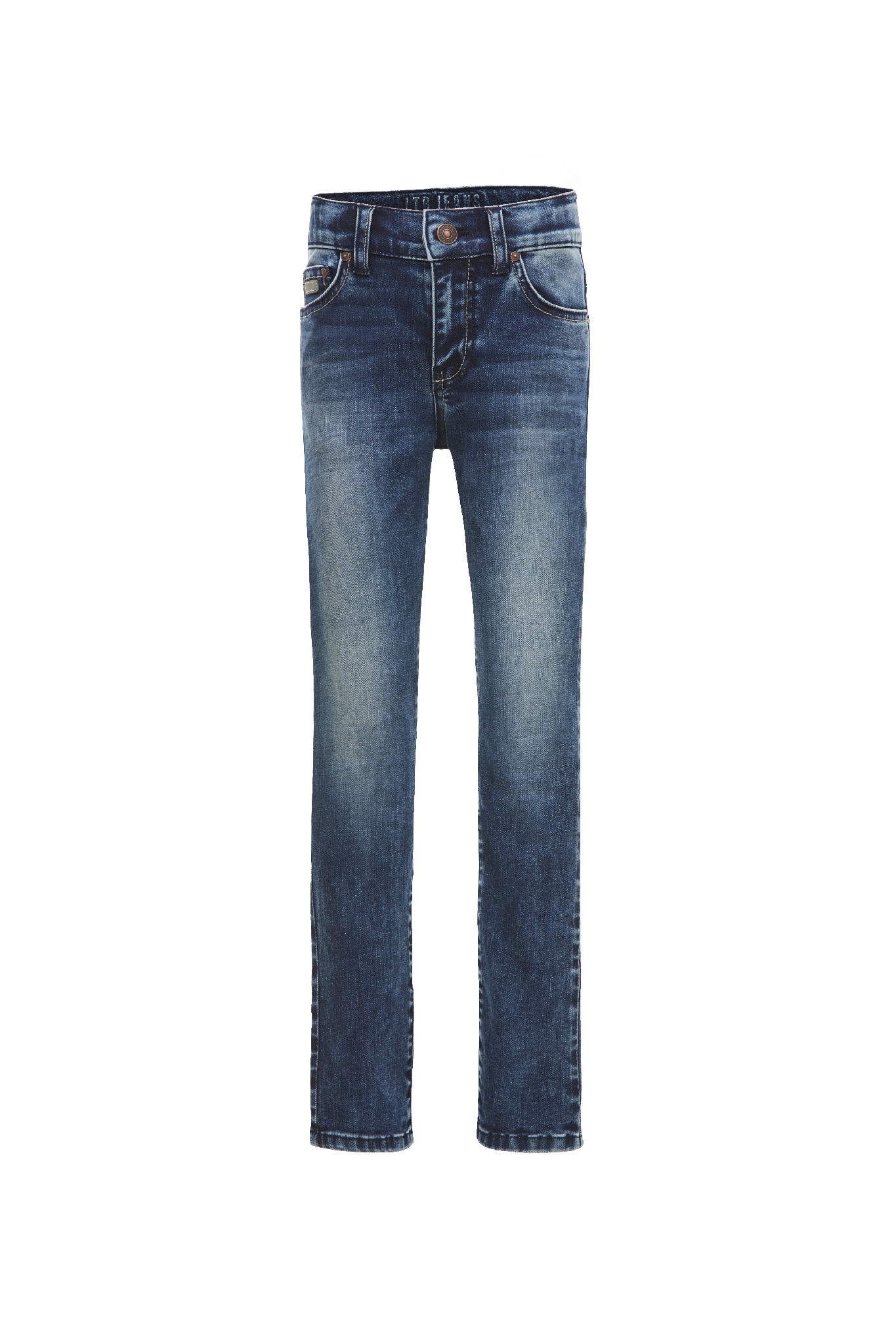 Jongens Jim B Jonelis Wash van LTB in de kleur Denim in maat 176.