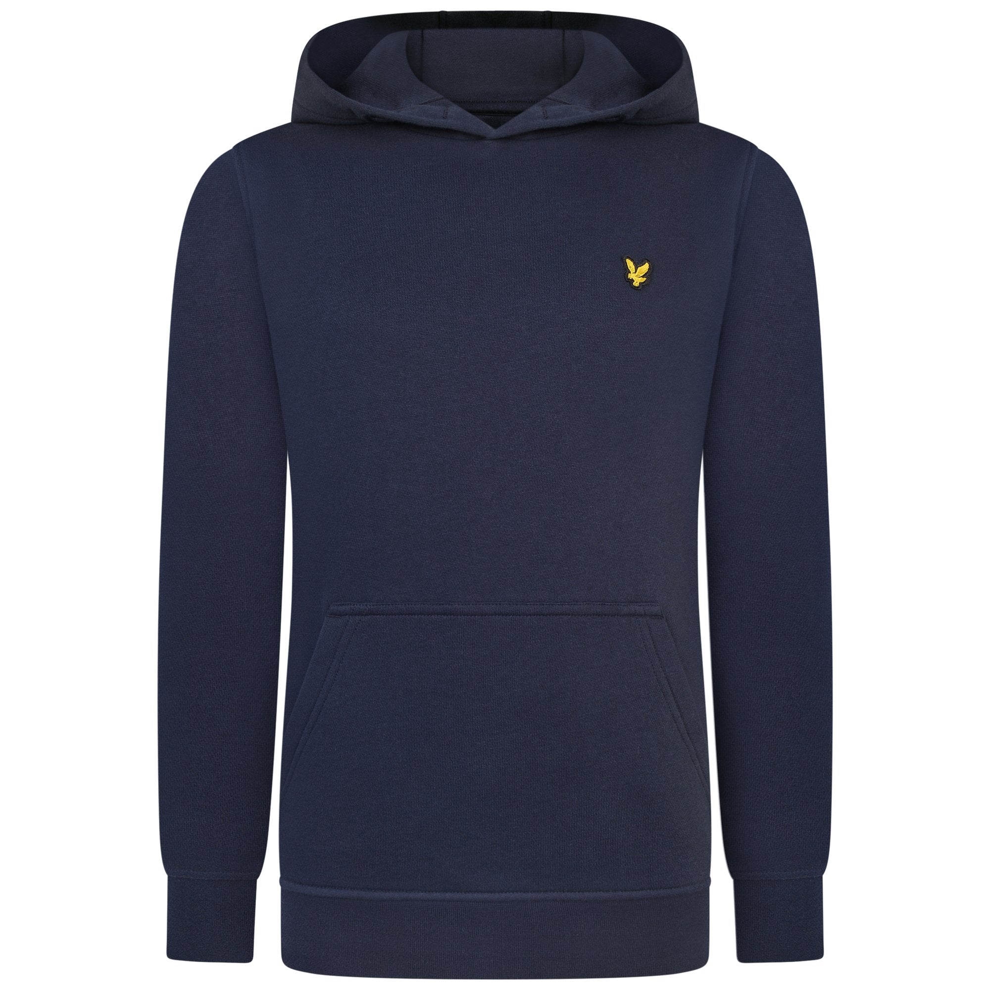 Jongens Classic OTH Hoody Fleece Navy Blazer van Lyle & Scott in de kleur Navy Blazer in maat 170-176.