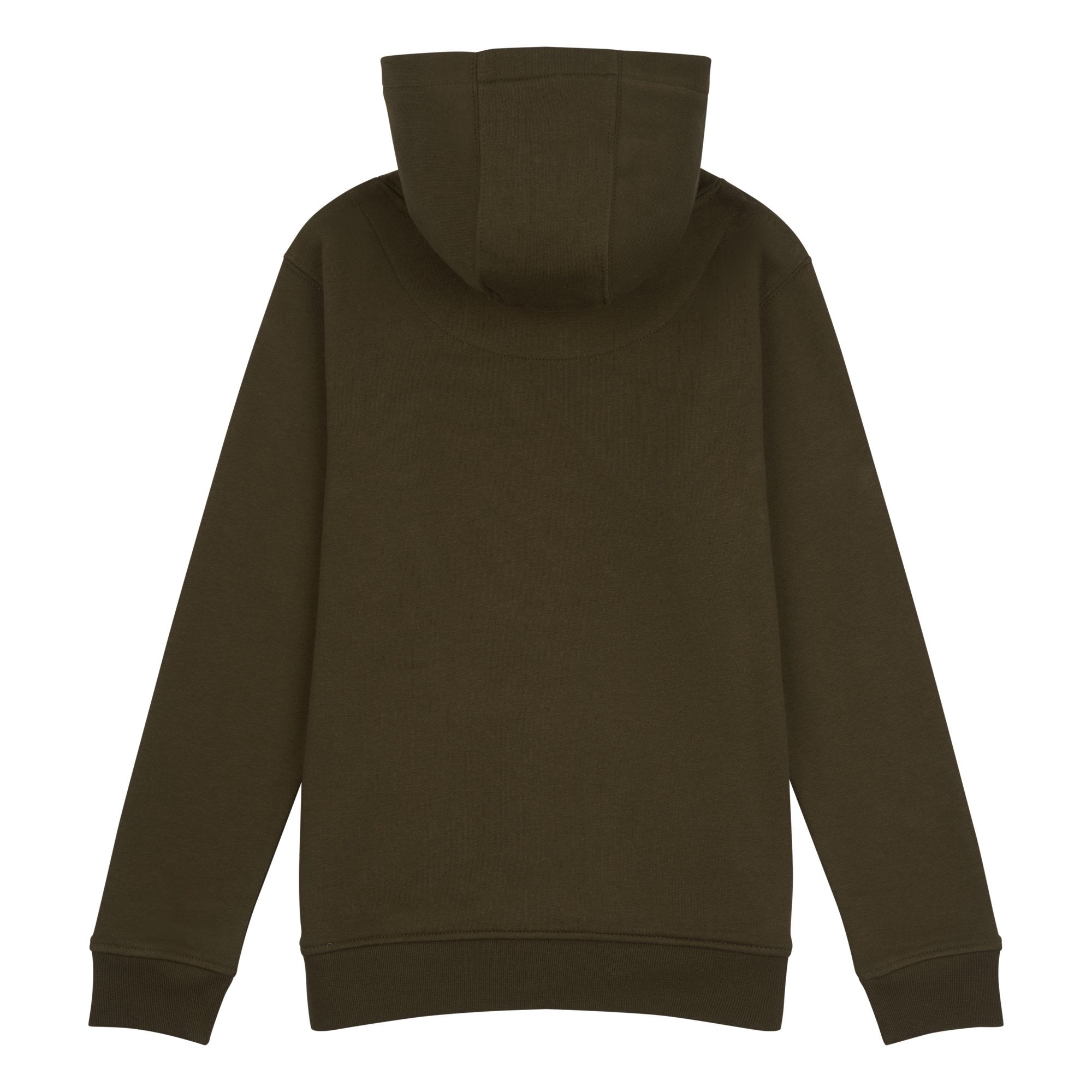 Jongens Classic OTH Hoody Fleece Dark Olive van Lyle & Scott in de kleur Dark Olive in maat 170-176.