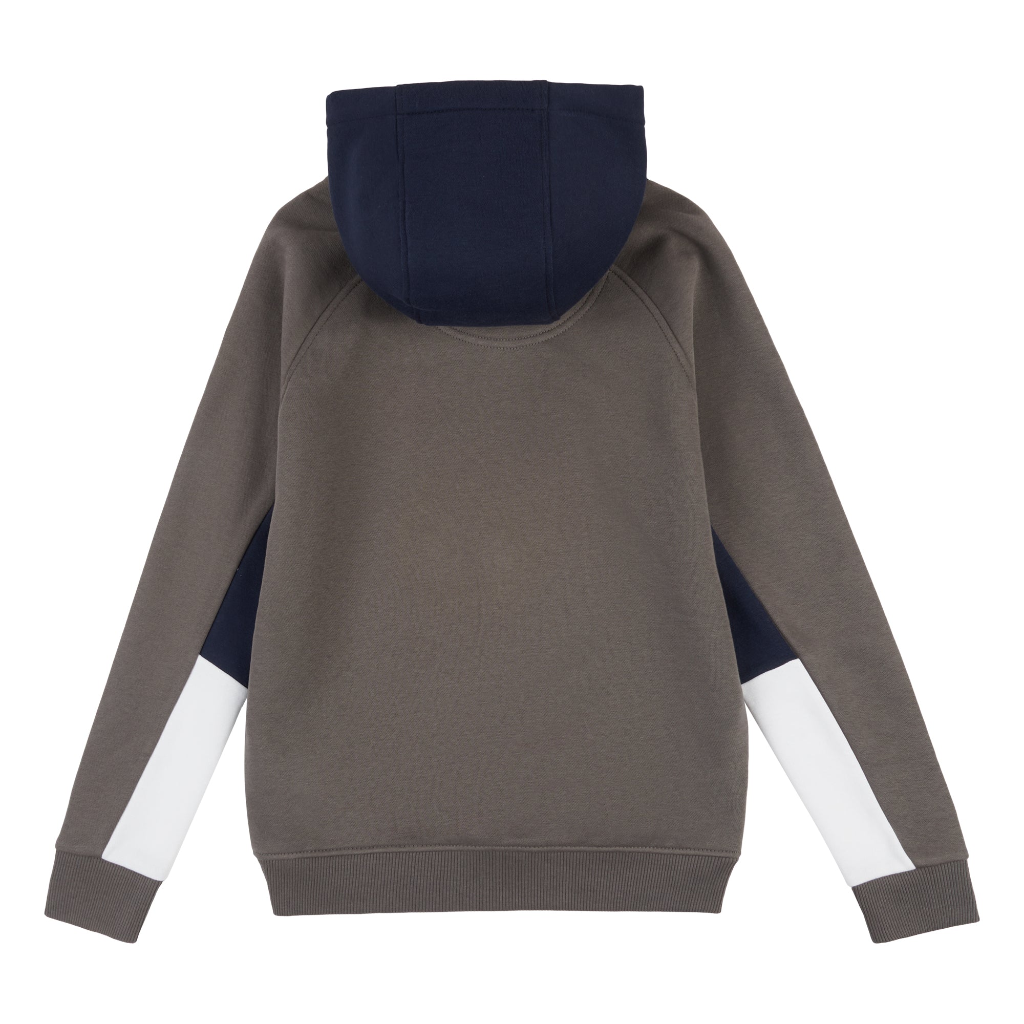 Jongens Oversized Sleeve Cut and Sew BB OTH Hoodie Castlerock van Lyle & Scott in de kleur Castlerock in maat 164-170.