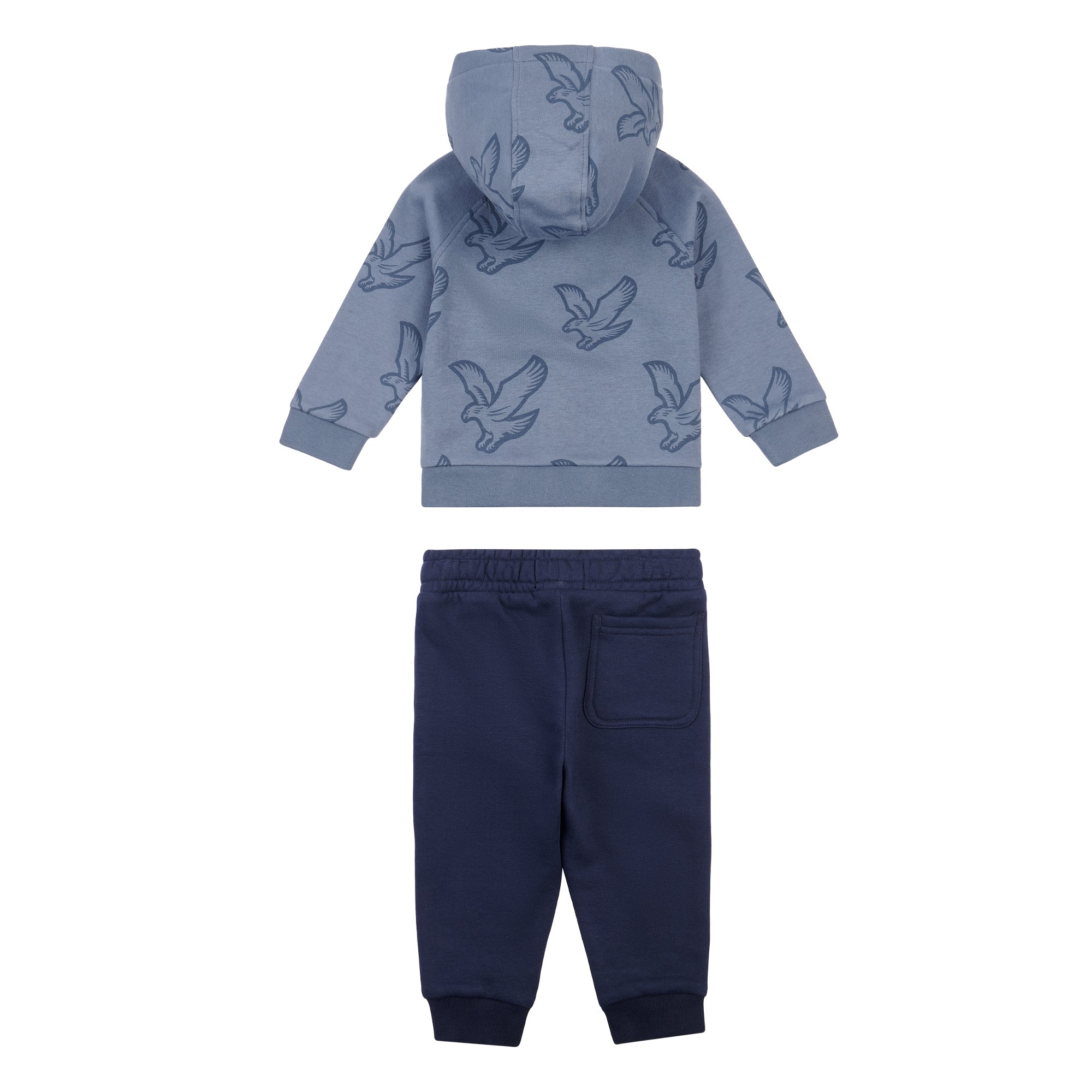 Lyle & Scott AOP Zip Thru & BB Jog Set Navy Blazer