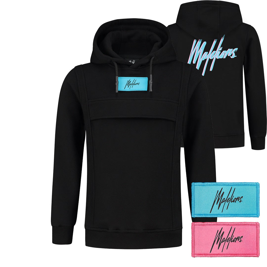 Malelions Junior Velcro Anorak Black