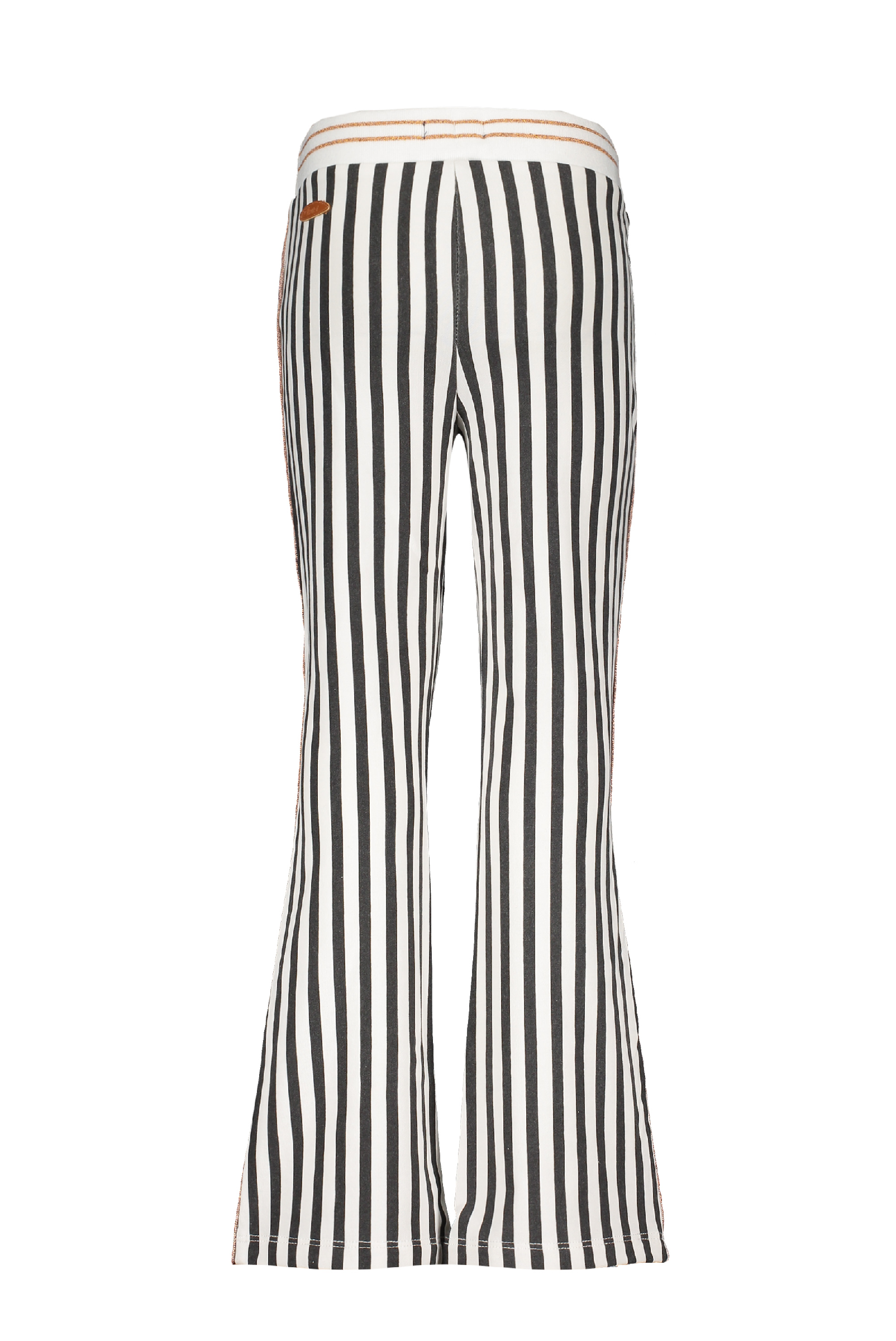 Meisjes Flared sweat pants van NoNo in de kleur Nearly Black in maat 146, 152.