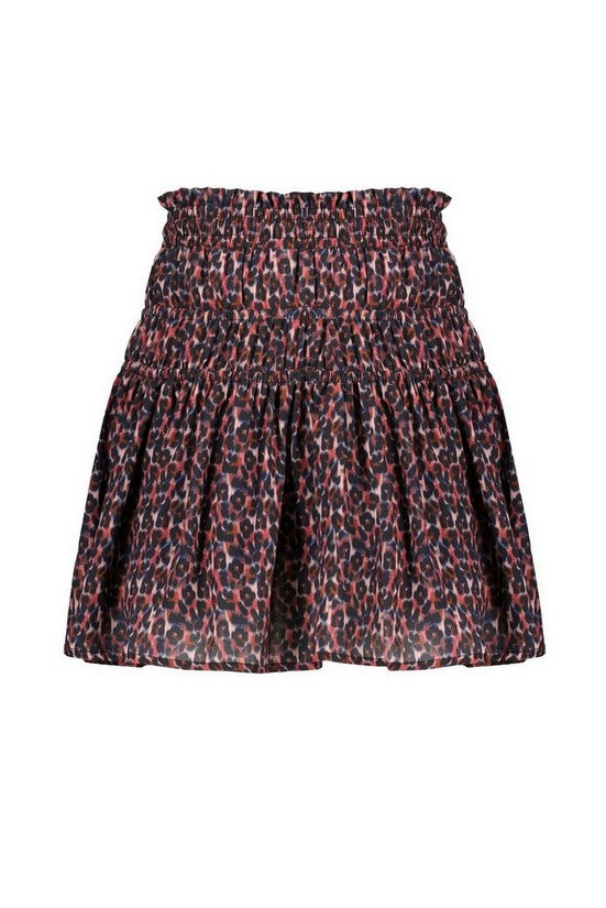 Meisjes Neille skirt short AOP van NoNo in de kleur Vintage Rose in maat 134-140.