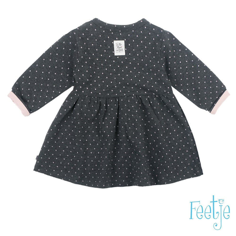Baby, Antraciet melange, 68, Feetje, Jurk, €15-€20