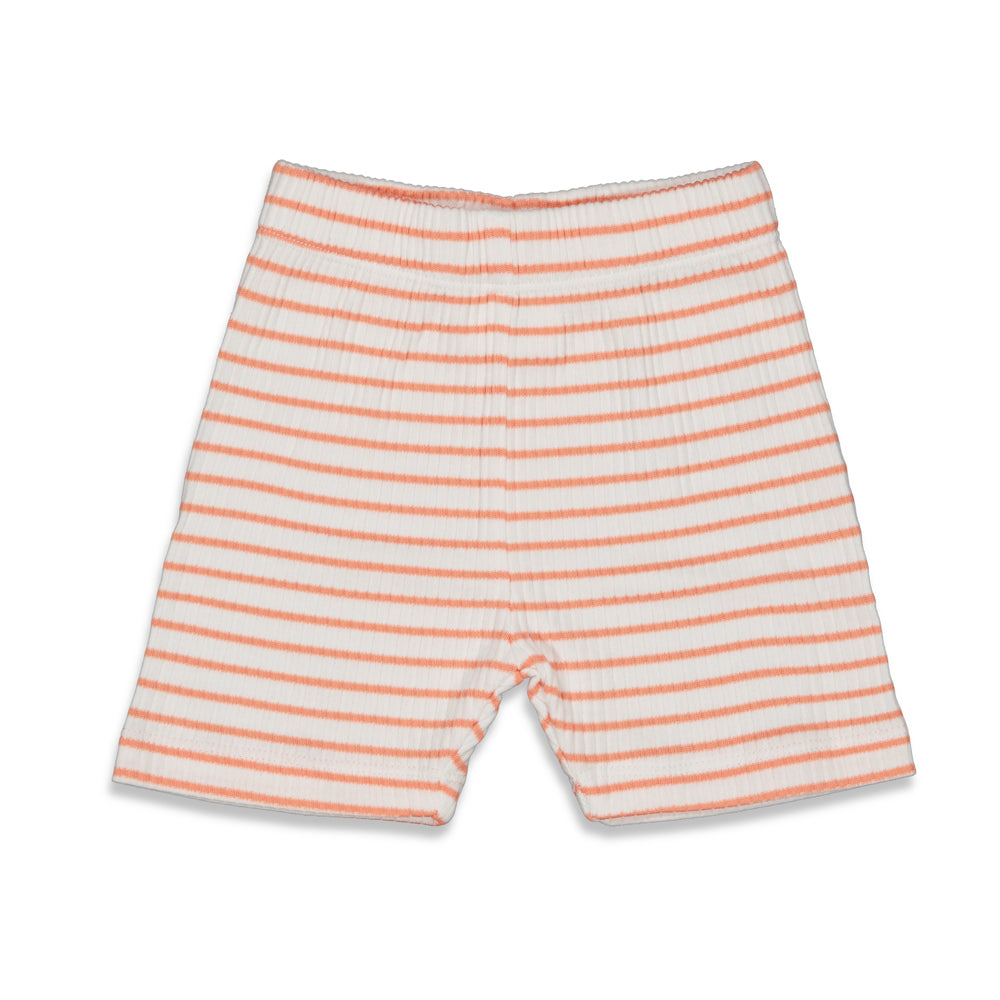 Unisexs Pyjama kort wafel - Summer Special van Feetje in de kleur Terra Pink in maat 122.