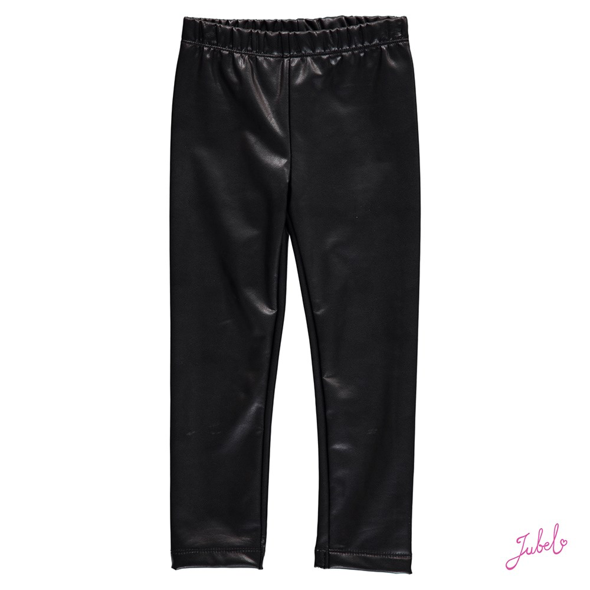 Meisjes Legging lederlook van Jubel in de kleur Zwart in maat 140.