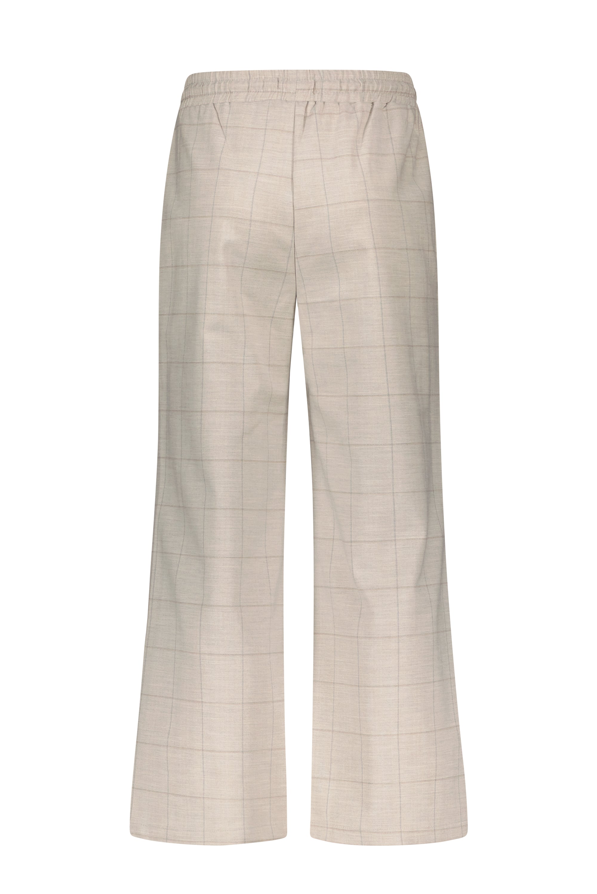 Meisjes Sayla palazzo checkered pants van  in de kleur Pearl in maat 170-176.