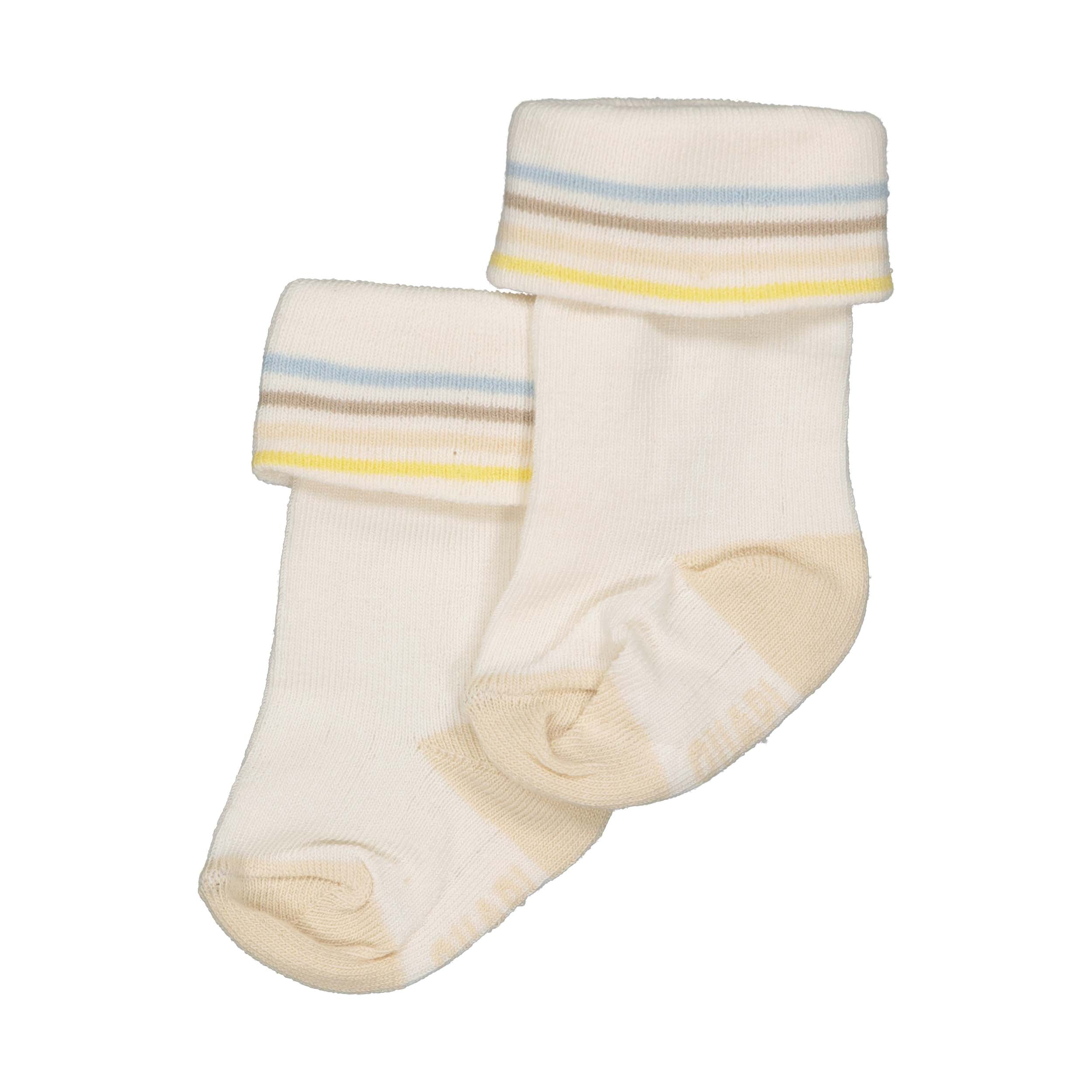 Jongens Socks Svenn van in de kleur Off White in maat 0-6.