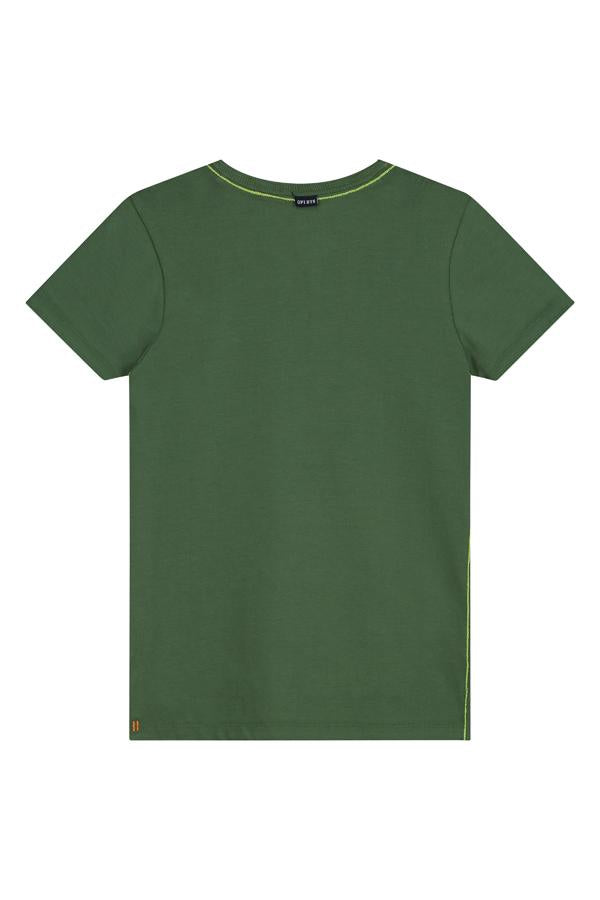 Jongens Shortsleeve van Quapi in de kleur Jungle Green in maat 134/140.
