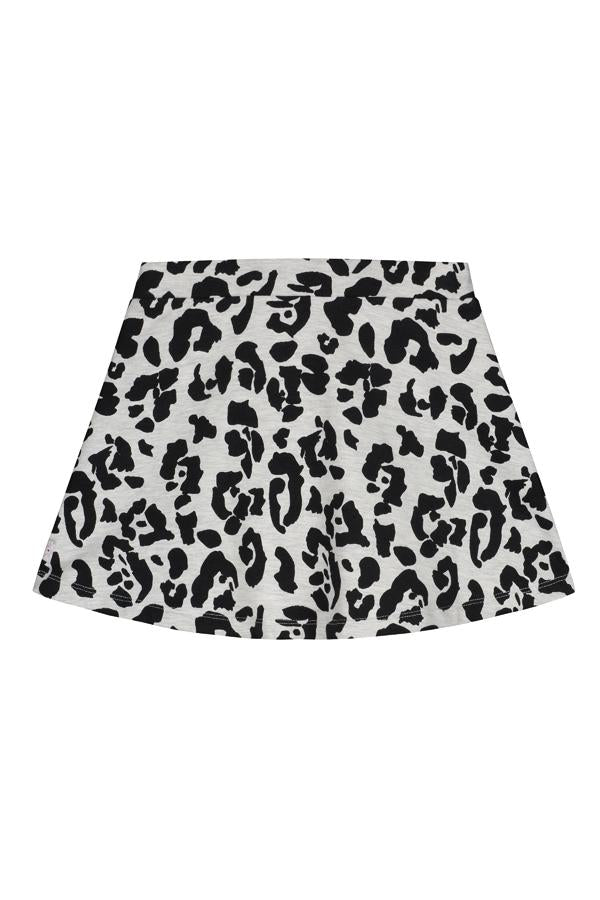 Meisjes Skirt van Quapi in de kleur Dark Grey Leopard in maat 134/140.