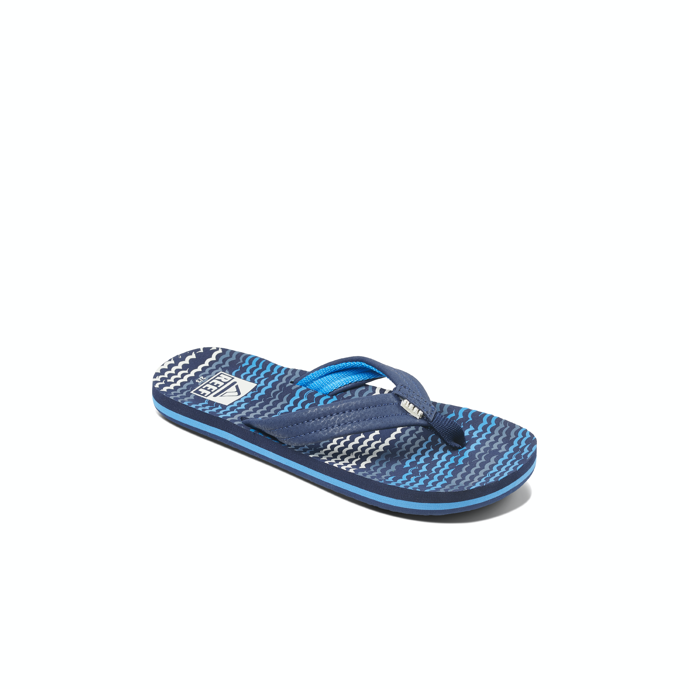jongens KIDS AHI BLUE HORIZON WAVES van Reef in de kleur Blauw in maat 37, 38.