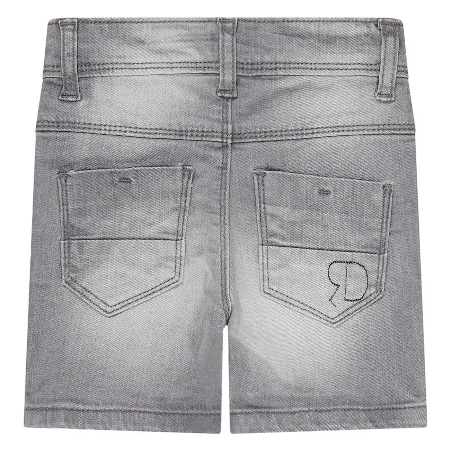 Jongens Jeansshort Diets van RETOUR in de kleur light grey denim in maat 86.