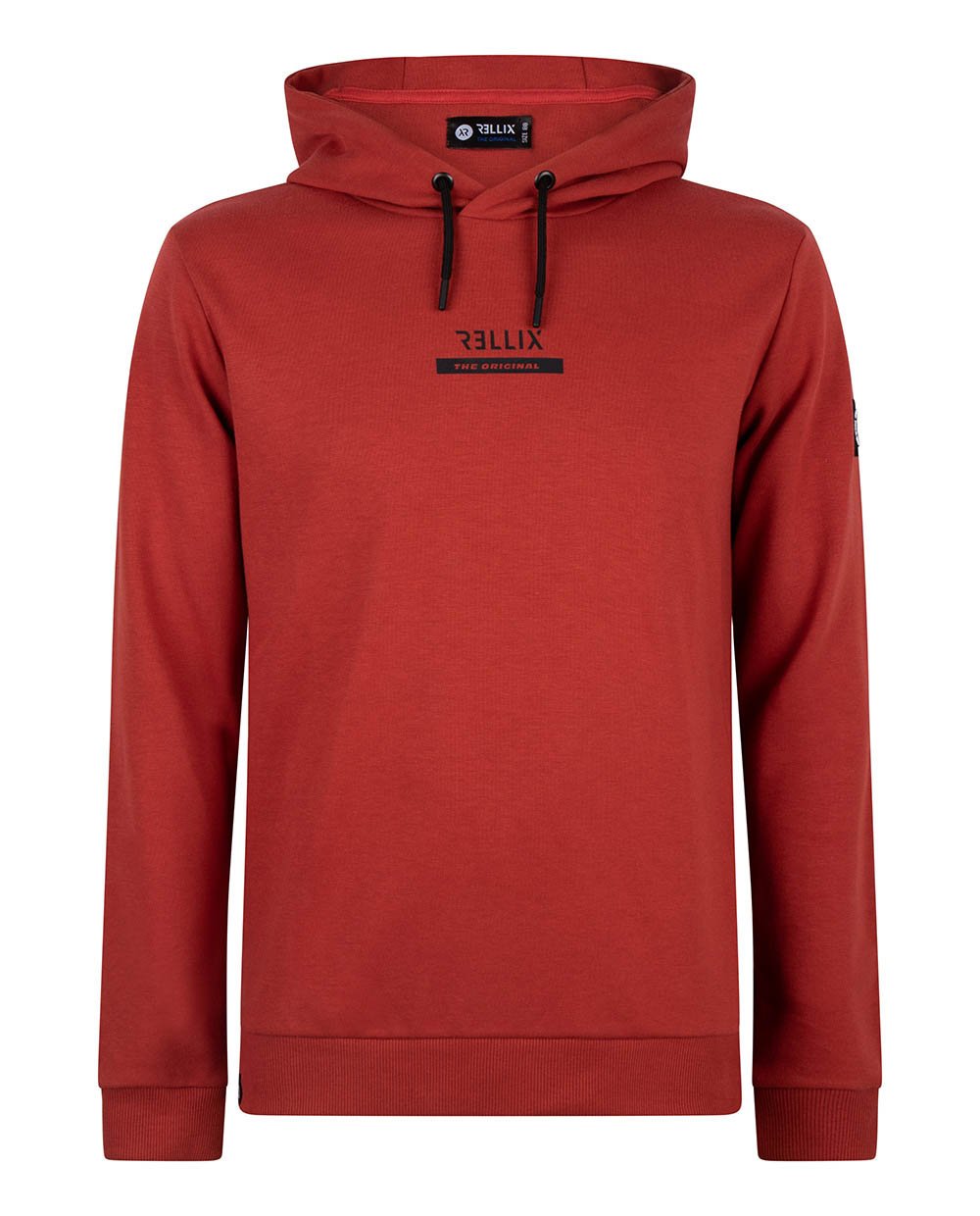Jongens Hooded Sweat Rellix Original van Rellix in de kleur Dark Rust in maat 176.