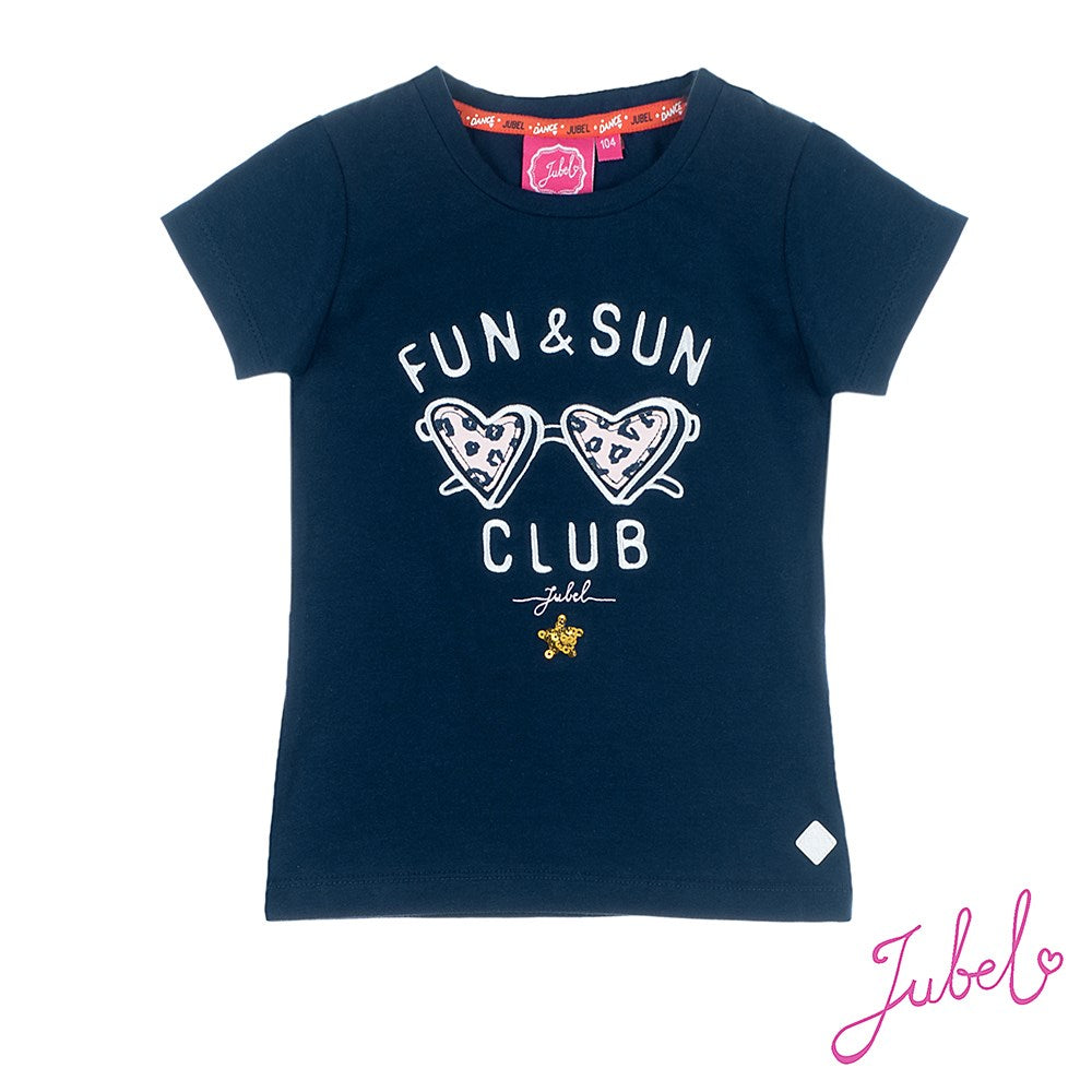 Meisje, Marine, 140, Jubel, €20-€30, T-shirt