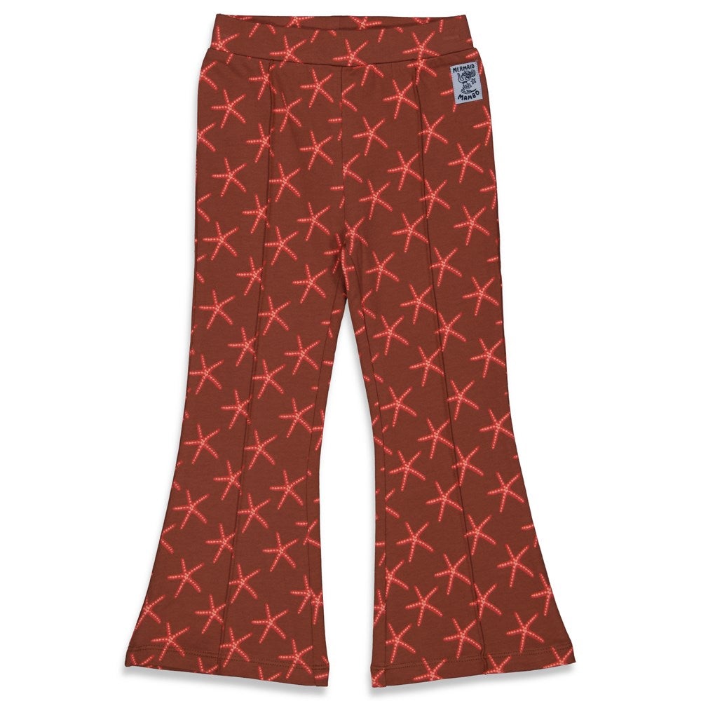 Meisjes Flared Broek - Mermaid Mambo van Jubel in de kleur Bruin in maat 140.