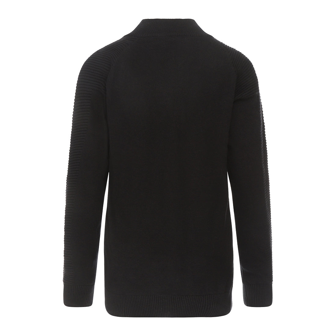 Jongens Sweater with collar van No Way Monday in de kleur Black in maat 164.