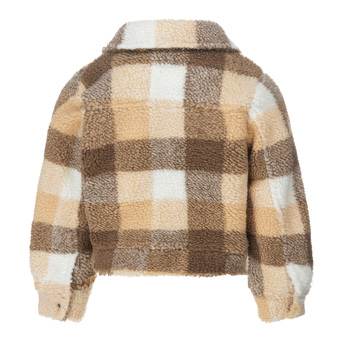 Meisjes Jacket fur van Koko Noko in de kleur Multi colour in maat 128.