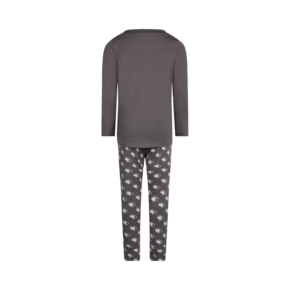 Jongens Boys pyjama set van Charlie Choe in de kleur Dark grey in maat 158-164.