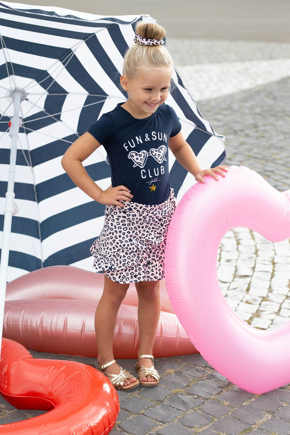 Meisje, Marine, 140, Jubel, €20-€30, T-shirt