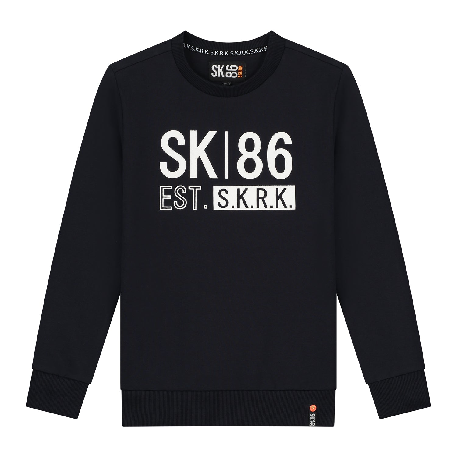 Jongens Sweater Stuur Navy van Skurk in de kleur Navy in maat 158-164.