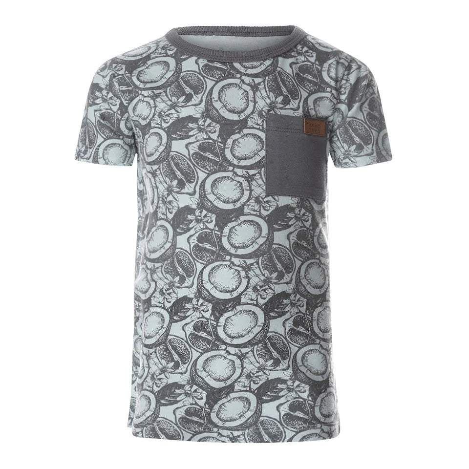 Jongens T-shirt ss van Koko Noko in de kleur Light blue in maat 128.