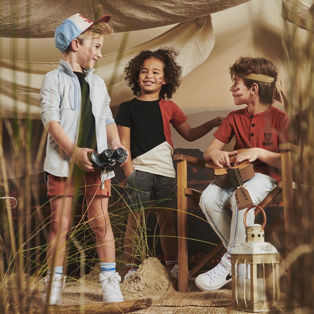 Jongens Cap Ryan van Z8 in de kleur Blue ice in maat M.