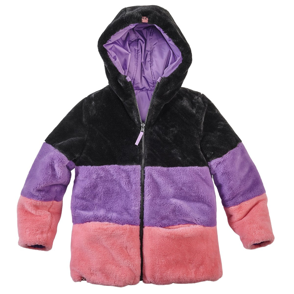 Meisjes Winterjas Berlinda van Z8 in de kleur Purple power in maat 140/146.
