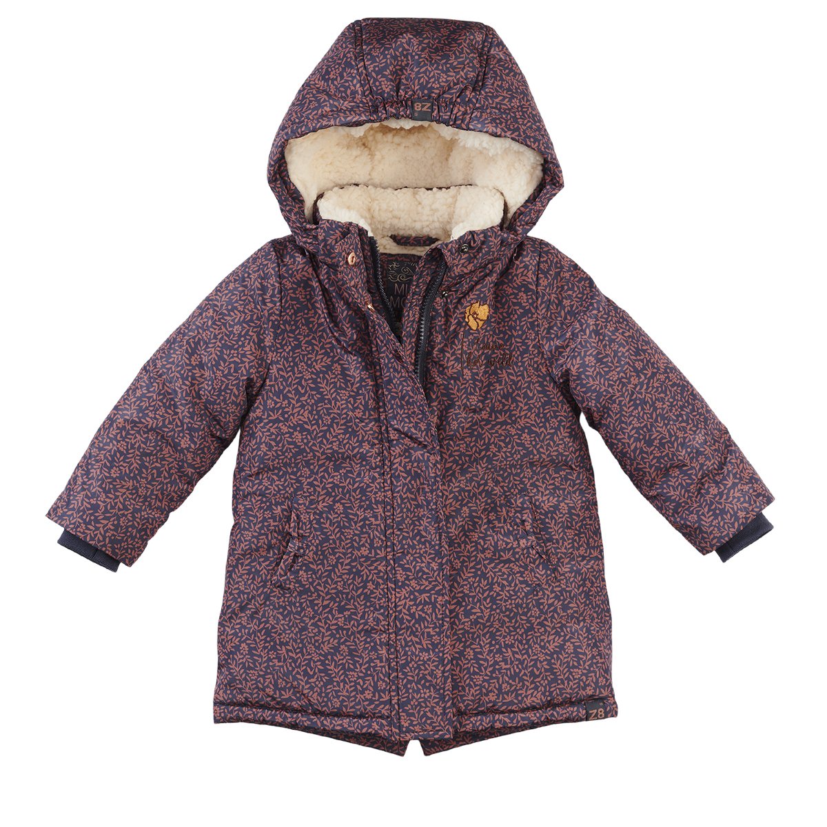 Meisjes Winterjas Conny van Z8 in de kleur Lady gray/AOP in maat 140/146.