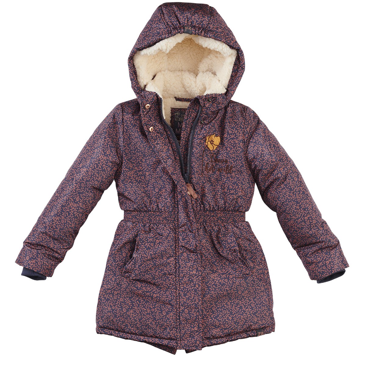 Meisjes Winterjas Conny van Z8 in de kleur Lady gray/AOP in maat 140/146.