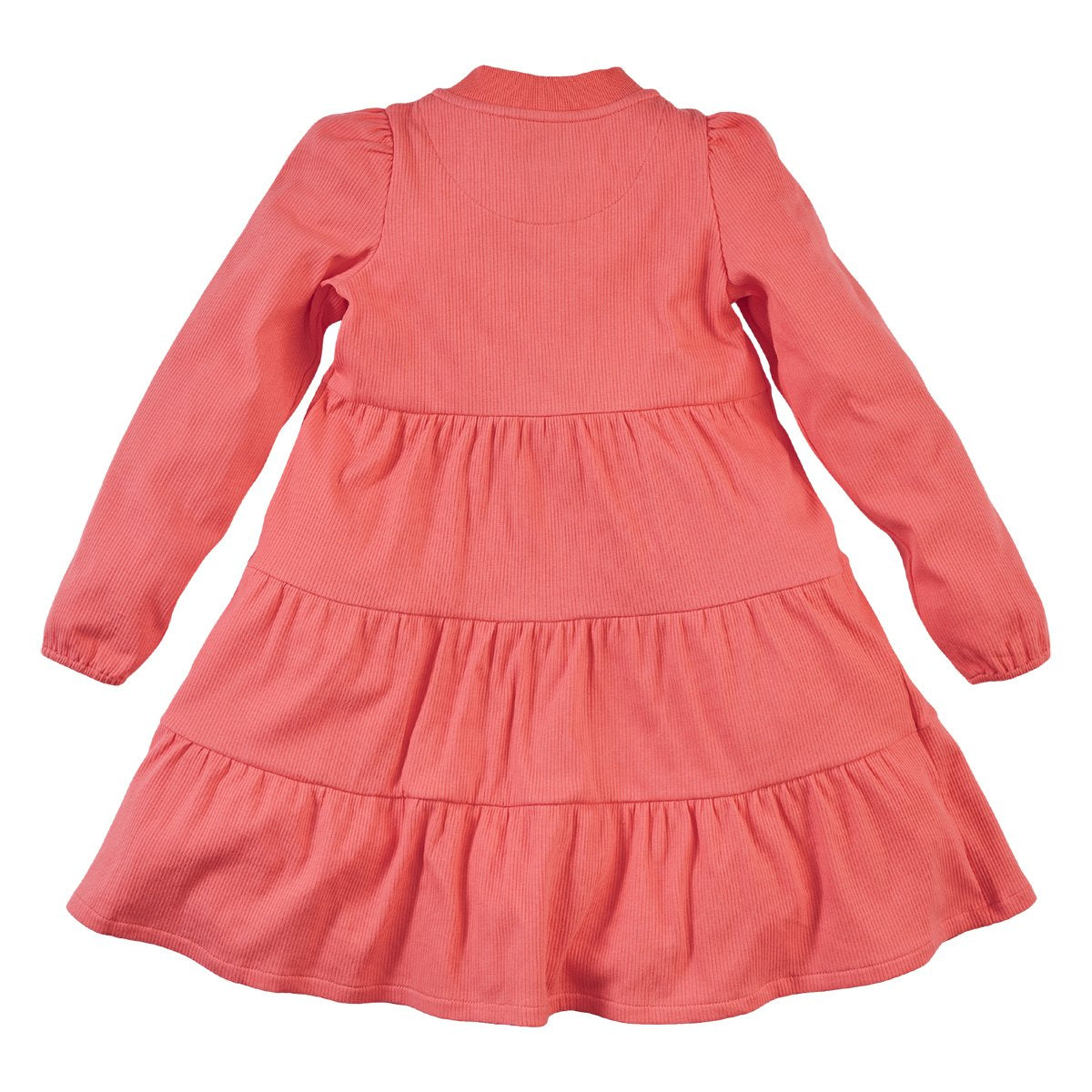 Meisjes Jurk lange mouw Debby van Z8 in de kleur Lady danger in maat 140/146.