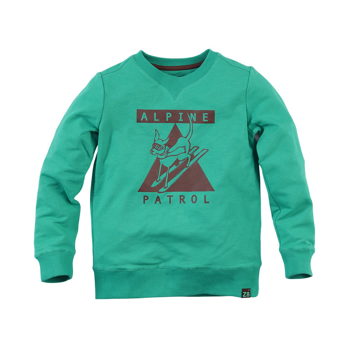 Jongens Sweater Faber van Z8 in de kleur Crazy calypso in maat 140/146.