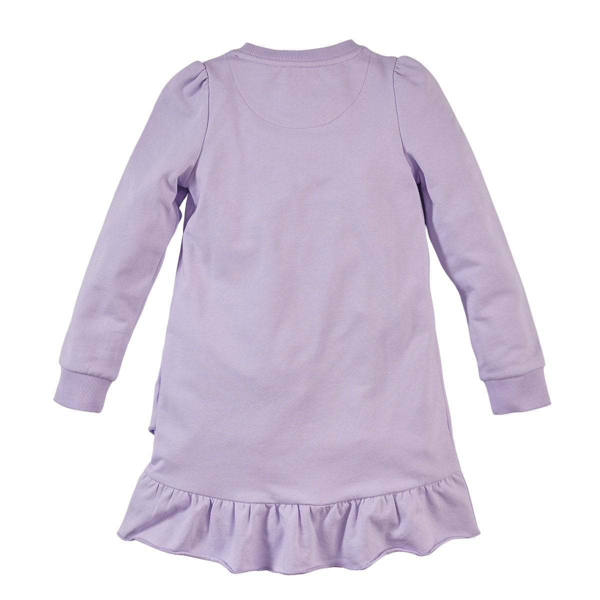 Meisjes Jurk lange mouw Holly van Z8 in de kleur Lila love in maat 140/146.