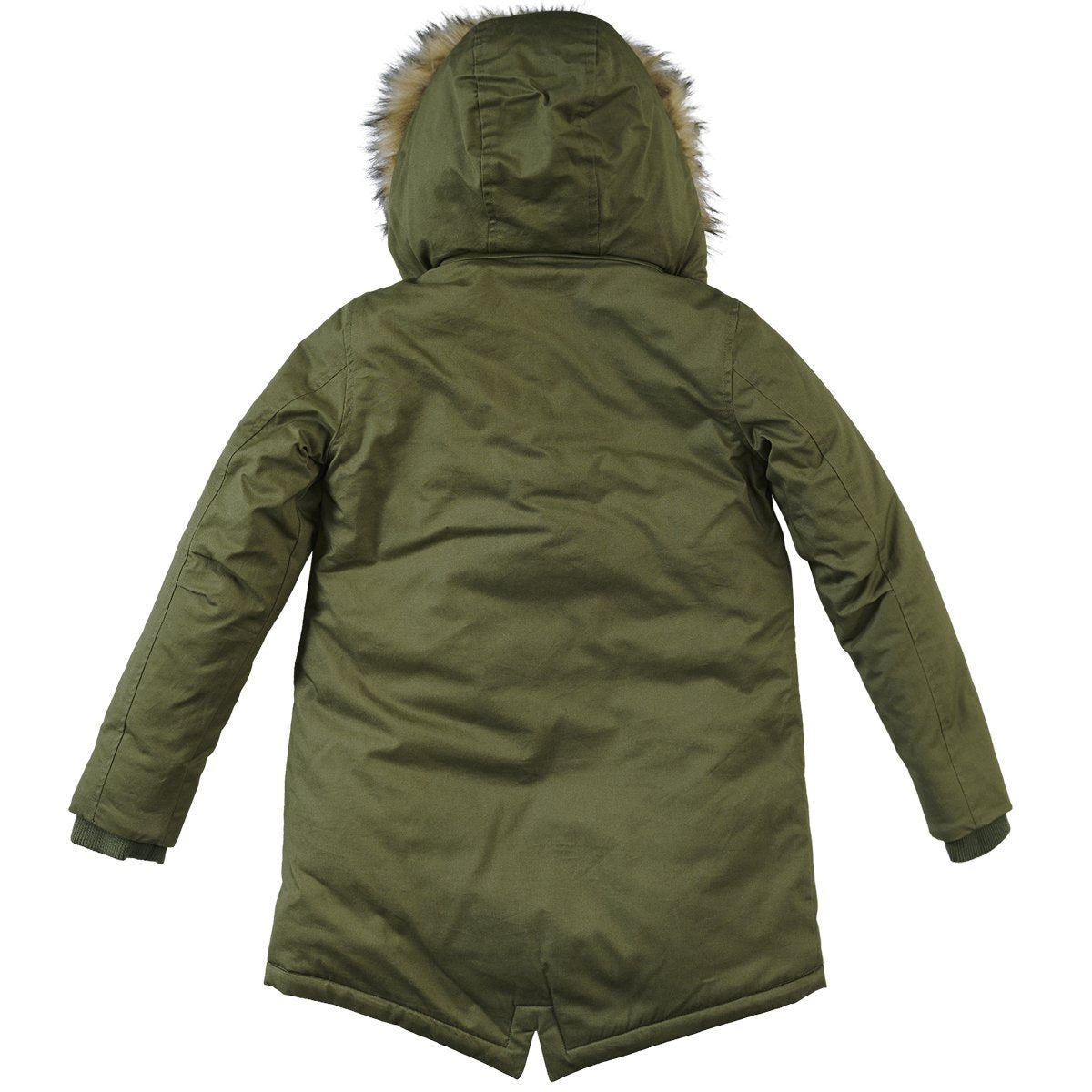 Meisjes Winterjas Rosanne van Z8 in de kleur Army amor in maat 140/146.